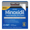 Kirkland Signature Hair Regrowth Treatment Minoxidil Foam for Men, 2.11 oz, 6-count - product image