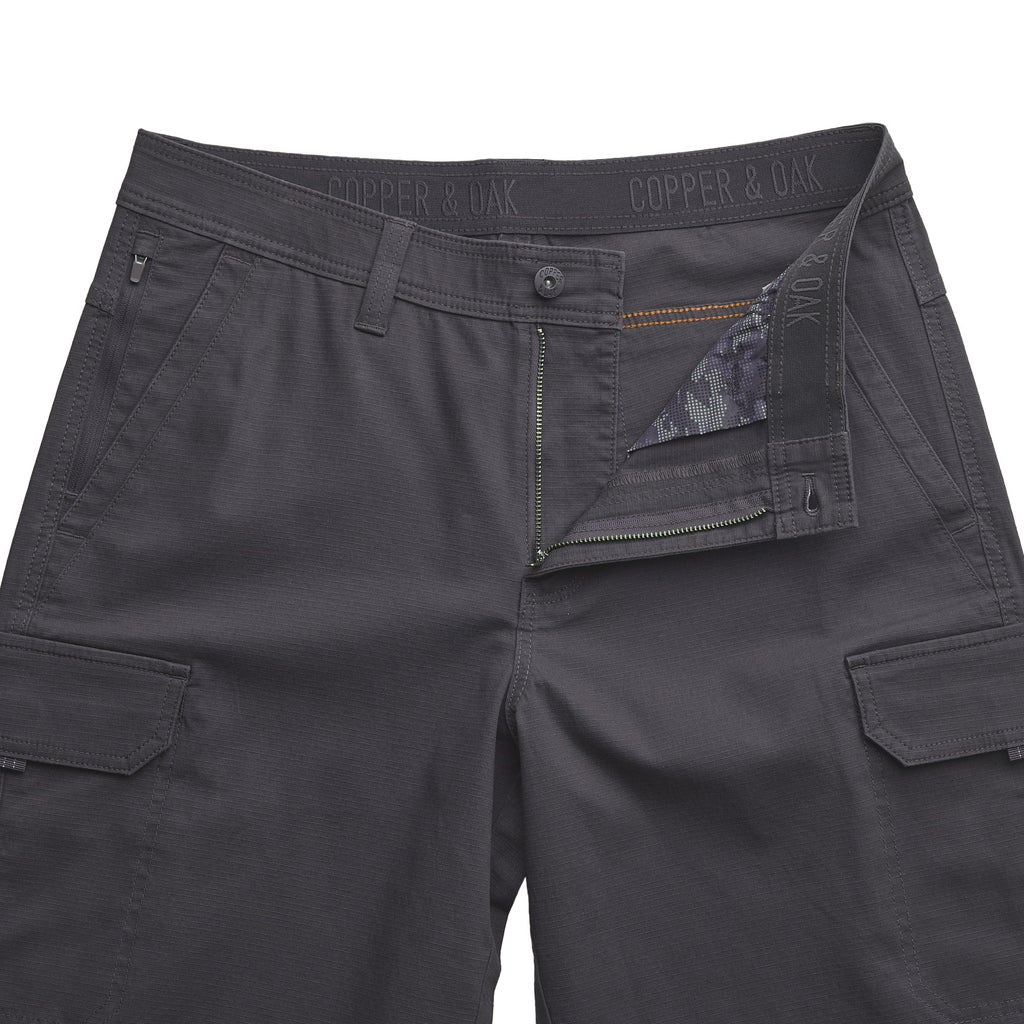 [color:gray] Copper & Oak Men's Cargo Short - Gray - image 6
