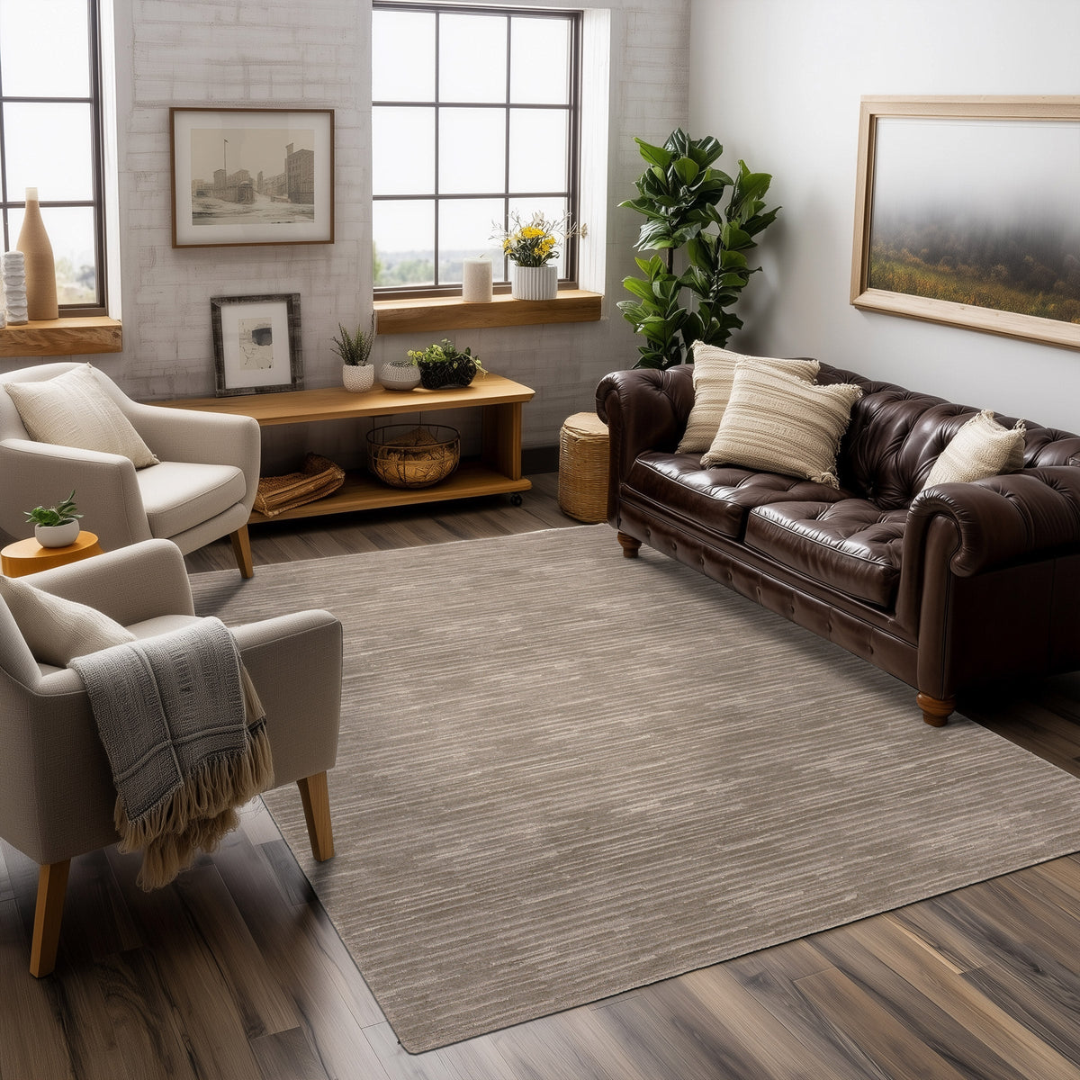 Mohawk Home Cantada Area Rug, Pewter Gray, 8’ x 10’