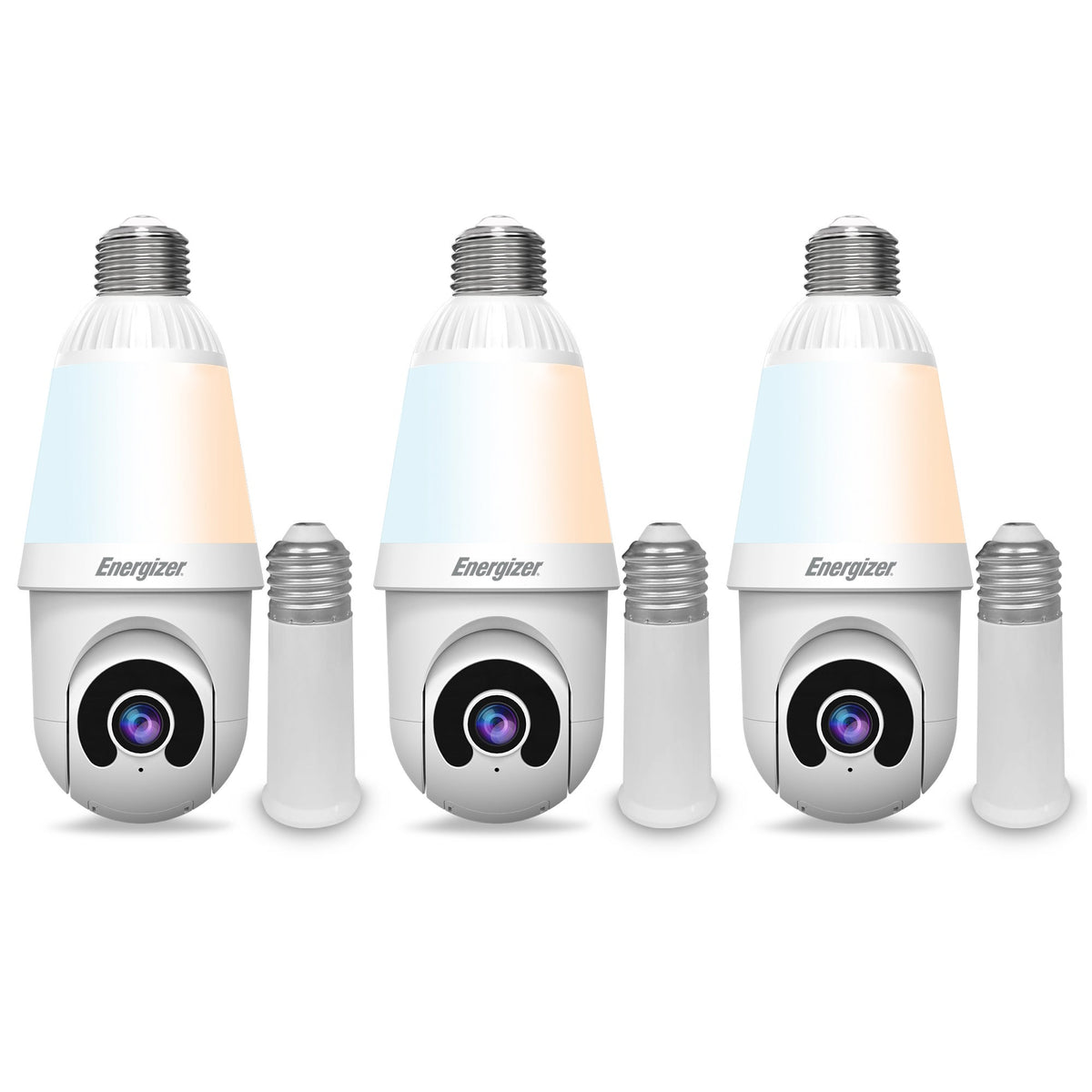 Energizer Light Bulb Security Camera, 3 ct - image 2
