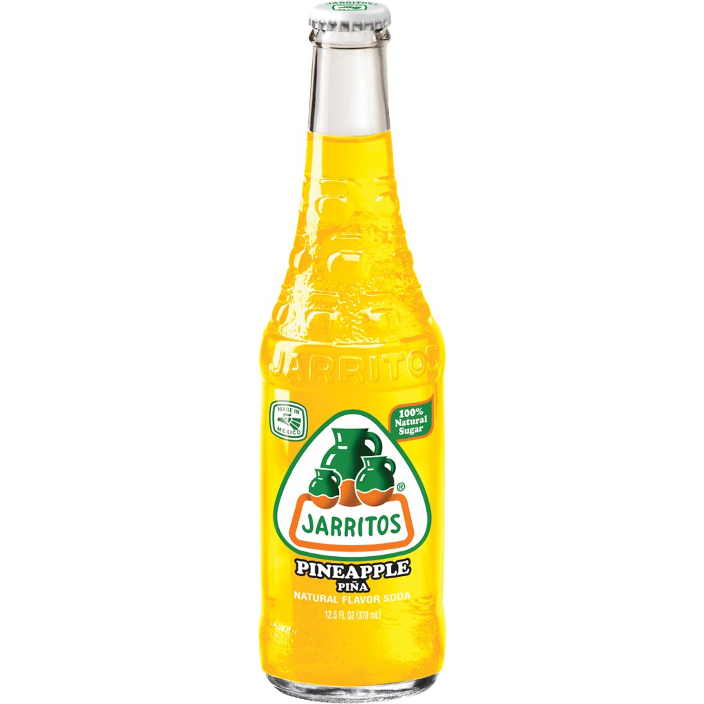 Jarritos Soda, Pineapple, 12.5 fl oz, 30 ct