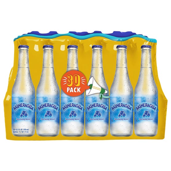 Jarritos Soda, Mineragua Sparkling Water, 12.5 fl oz, 30 ct