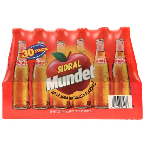 Jarritos Soda, Sidral Mundet Apple, 12 fl oz, 30 ct