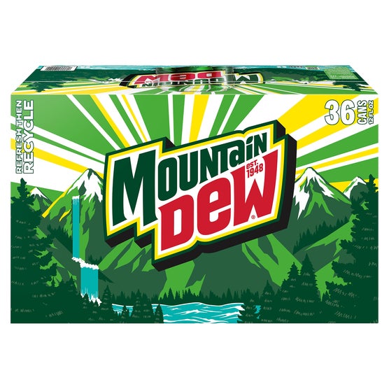 Mountain Dew, 12 fl oz, 36 ct