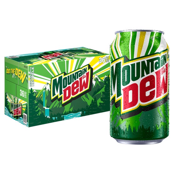 Mountain Dew, 12 fl oz, 36 ct