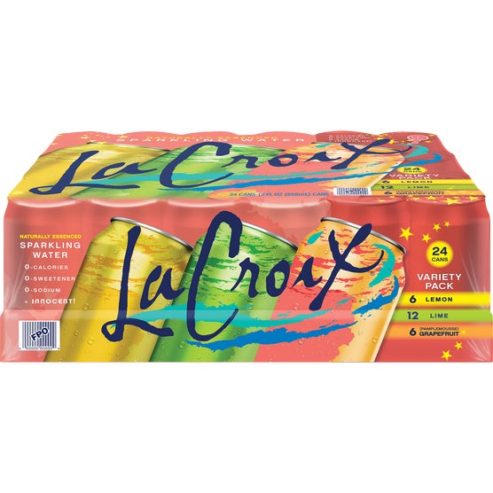 LaCroix Sparkling Water, Variety Pack, 12 fl oz, 24 ct