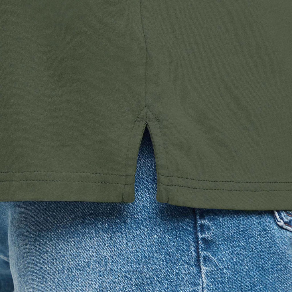[color:green] Gap Men's Short Sleeve Henley - Green - image 5