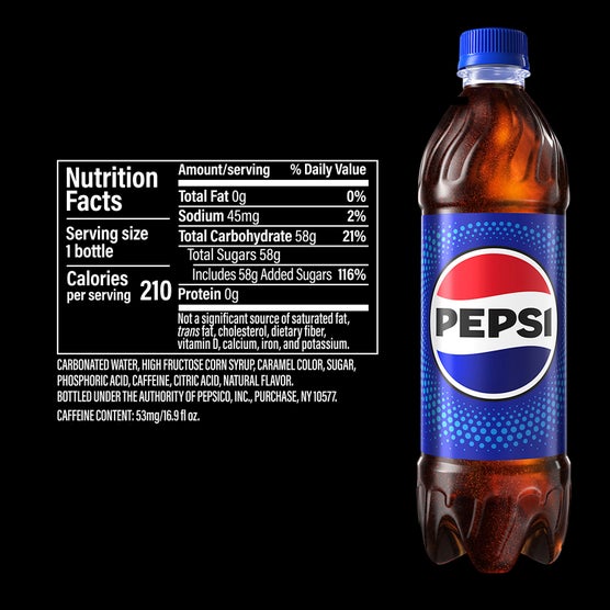 Pepsi, 16.9 fl oz, 24 ct
