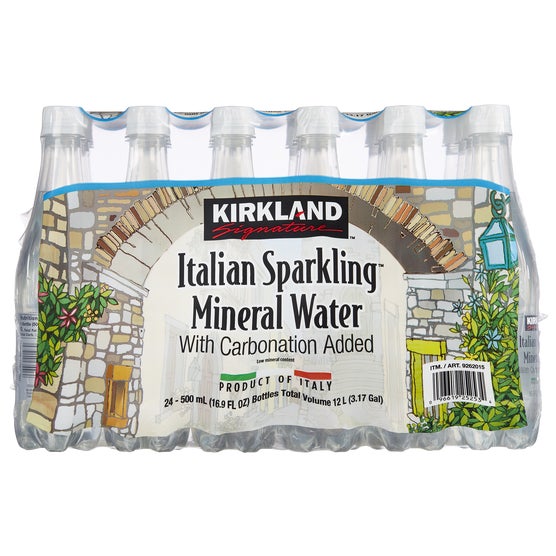 Kirkland Signature Italian Sparkling Water, 16.9 fl oz, 24 ct