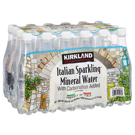 Kirkland Signature Italian Sparkling Water, 16.9 fl oz, 24 ct