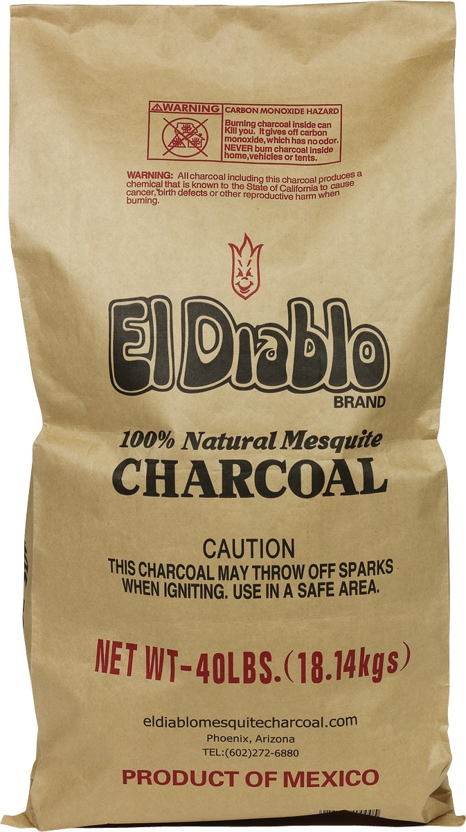 El Diablo Mesquite Charcoal, 40 lbs