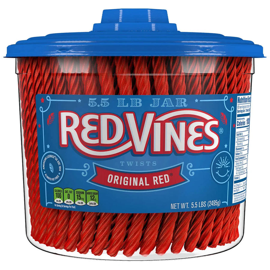 Red Vines Licorice, Original Red, 5.5 lbs