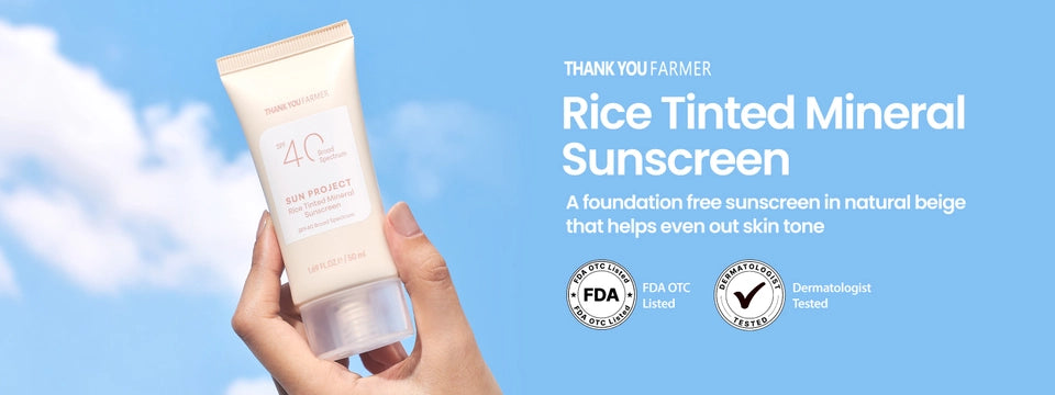 Thank You Farmer Rice Tinted Mineral Sunscreen SPF 40, 1.69 fl oz, 2-pack - image 7