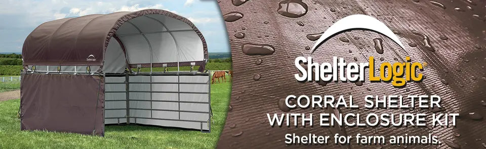 ShelterLogic Corral Equine Shelter and Enclosure Kit, 12' x 12' - image 7