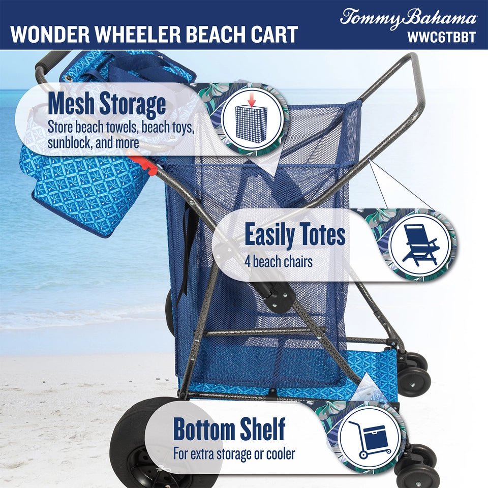 Tommy Bahama Wonder Wheeler Beach Cart - image 19