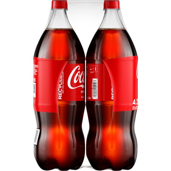 Coca-Cola Original Taste, 2 Liter, 4 ct