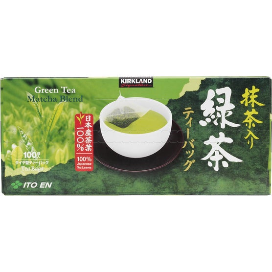 Kirkland Signature Green Tea, Sencha & Matcha Blend, 100 bags