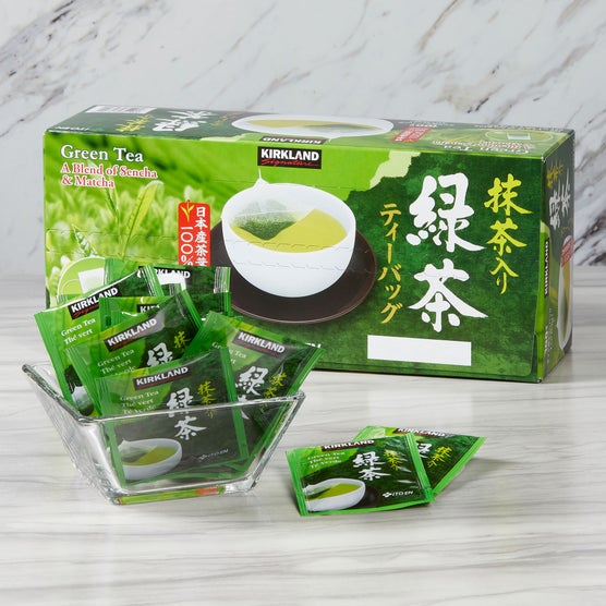 Kirkland Signature Green Tea, Sencha & Matcha Blend, 100 bags