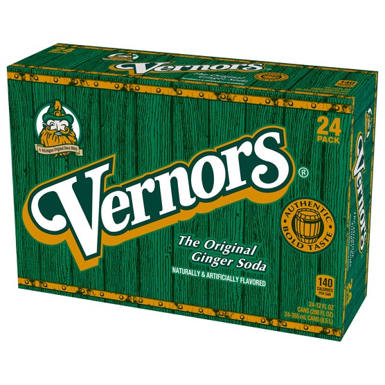 Vernors Ginger Soda, Original, 12 fl oz, 24 ct