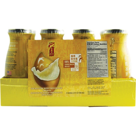 Golden Nest Swallow Nest Beverage, Original, 8 fl oz, 8 ct