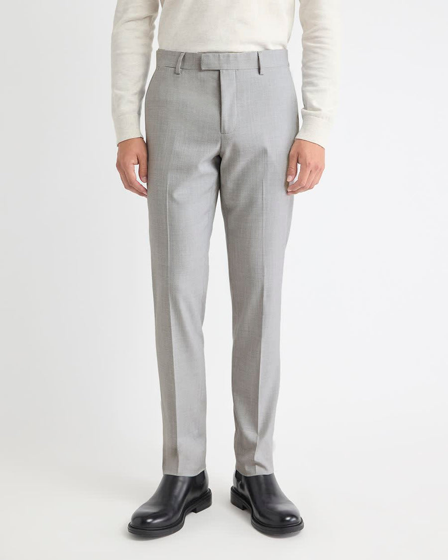 Essential Slim  Fit Light Grey Suit Pant