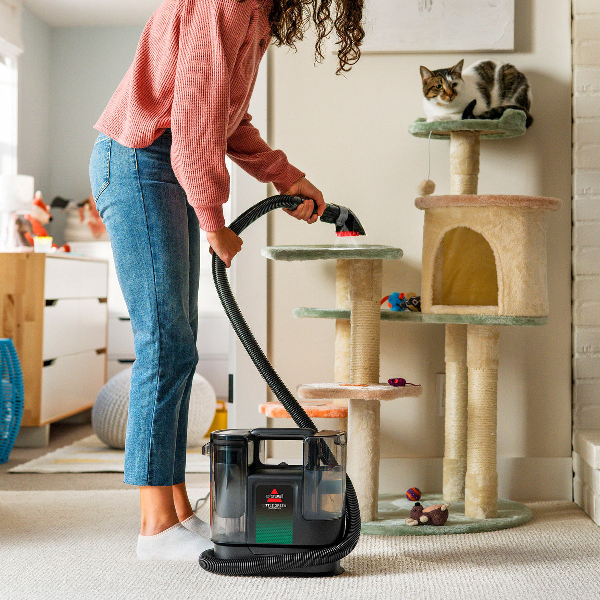 BISSELL Little Green MultiClean Wet and Dry Portable Carpet and Upholstery Cleaner