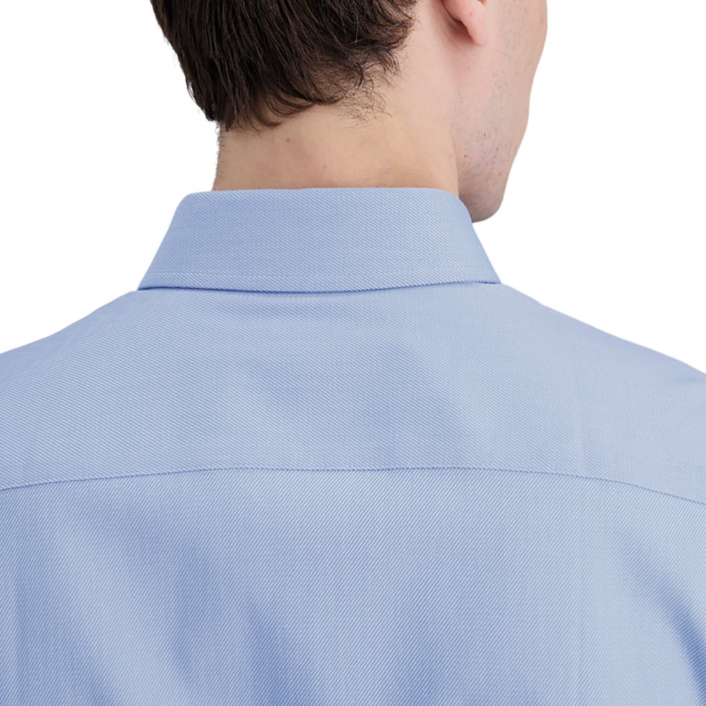 [color:blue] Haggar Men's Button-Up Dress Shirt - Blue - image 8