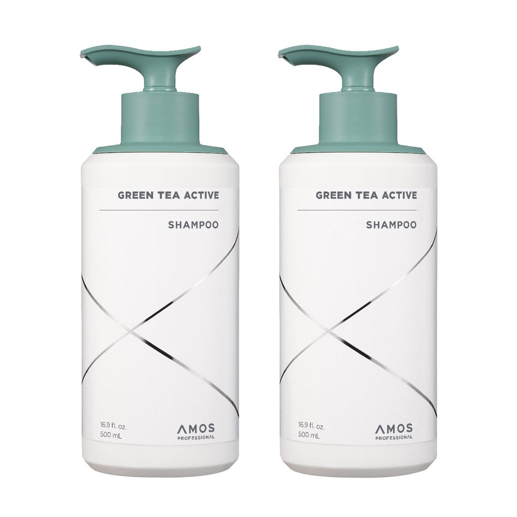 Amos Professional Active Green Tea Shampoo, 2-pack - product image