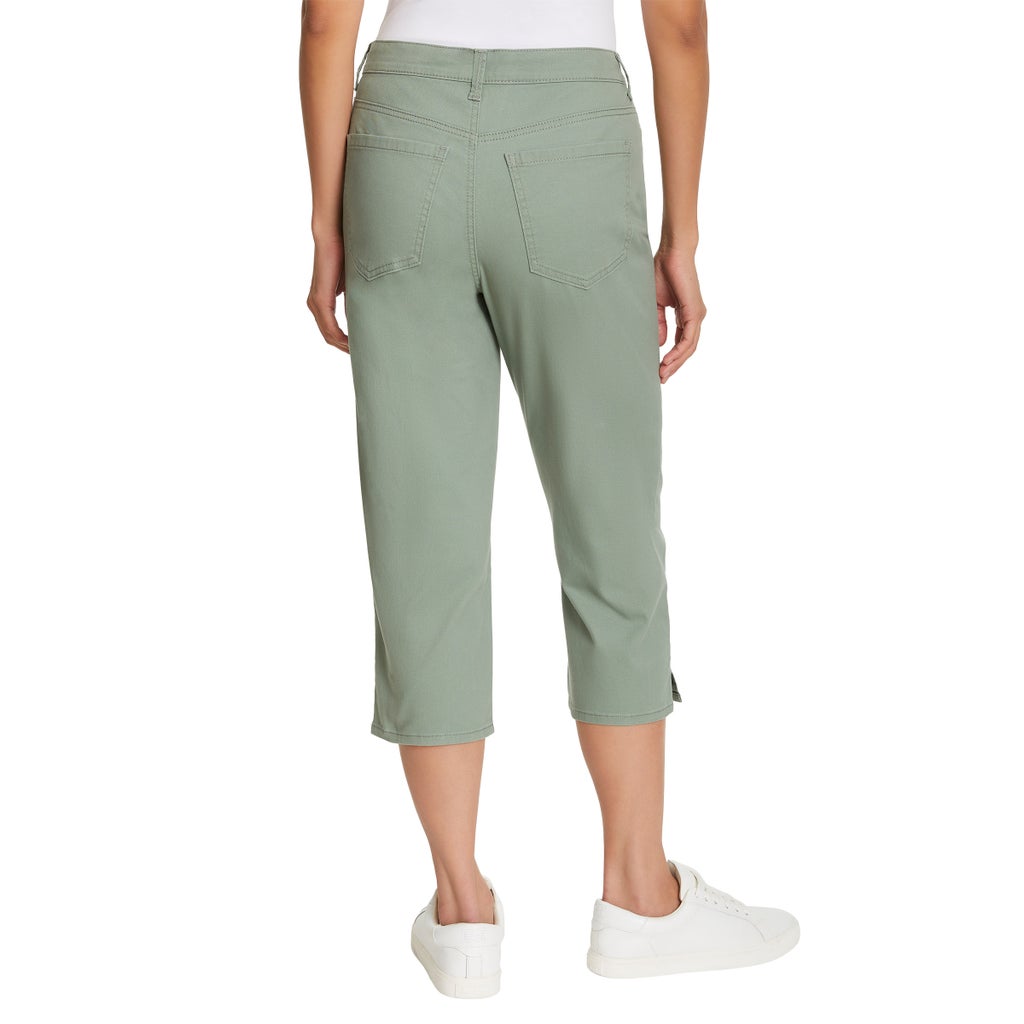 [color:green] Gloria Vanderbilt Women's Amanda Capri - Green - image 2