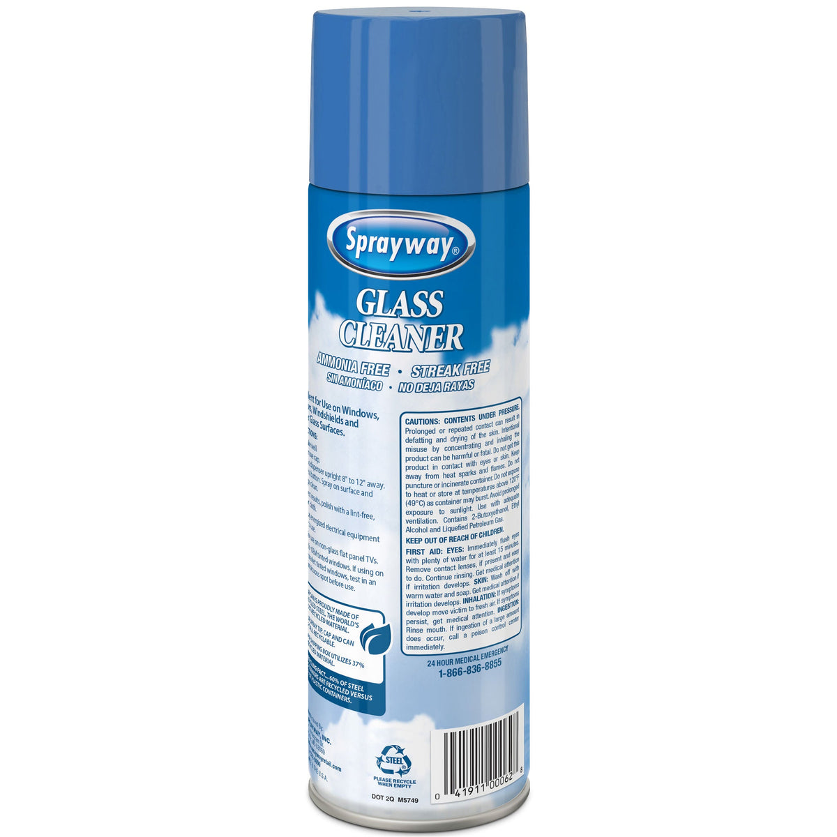 Sprayway Glass Cleaner, 23 fl oz, 4 ct - image 2