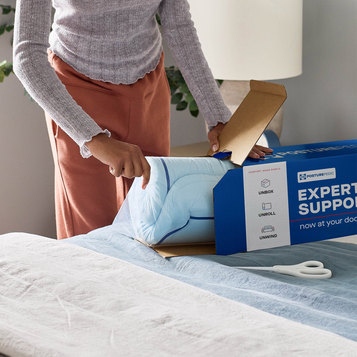 Sealy Posturepedic Contour Support Memory Foam Pillow