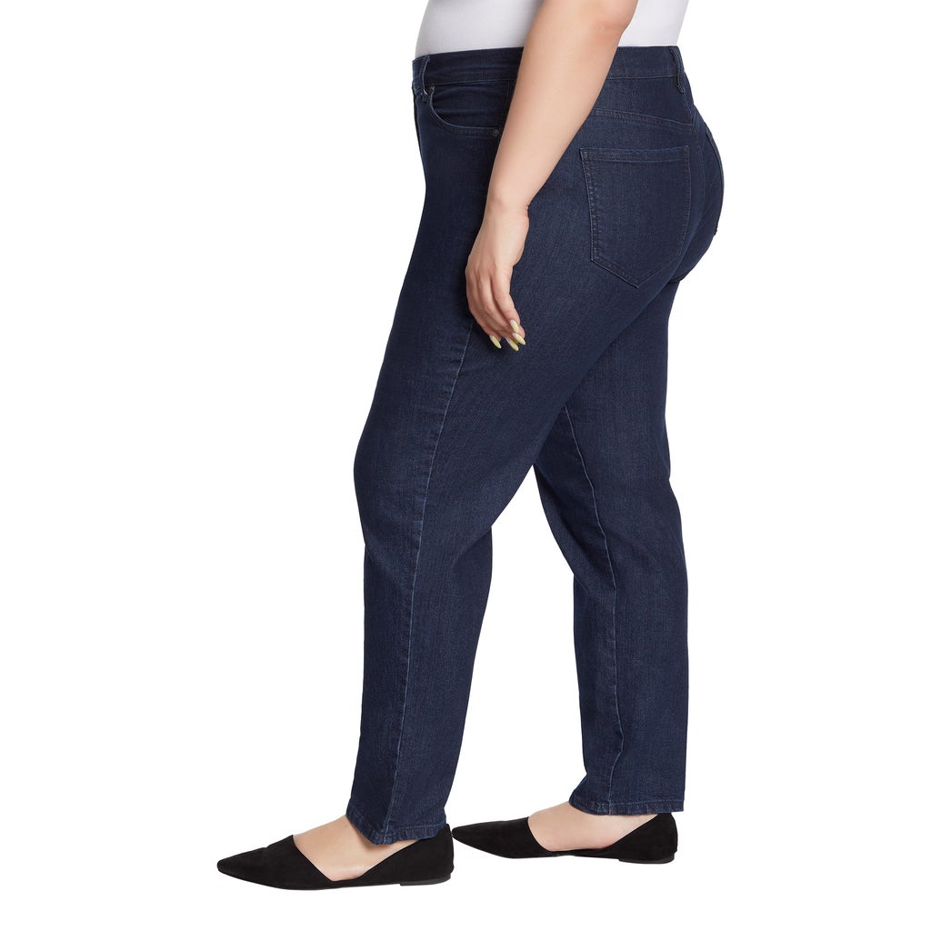 [color:dark blue] Gloria Vanderbilt Women's Amanda Stretch Denim Jean - Dark Blue - image 5