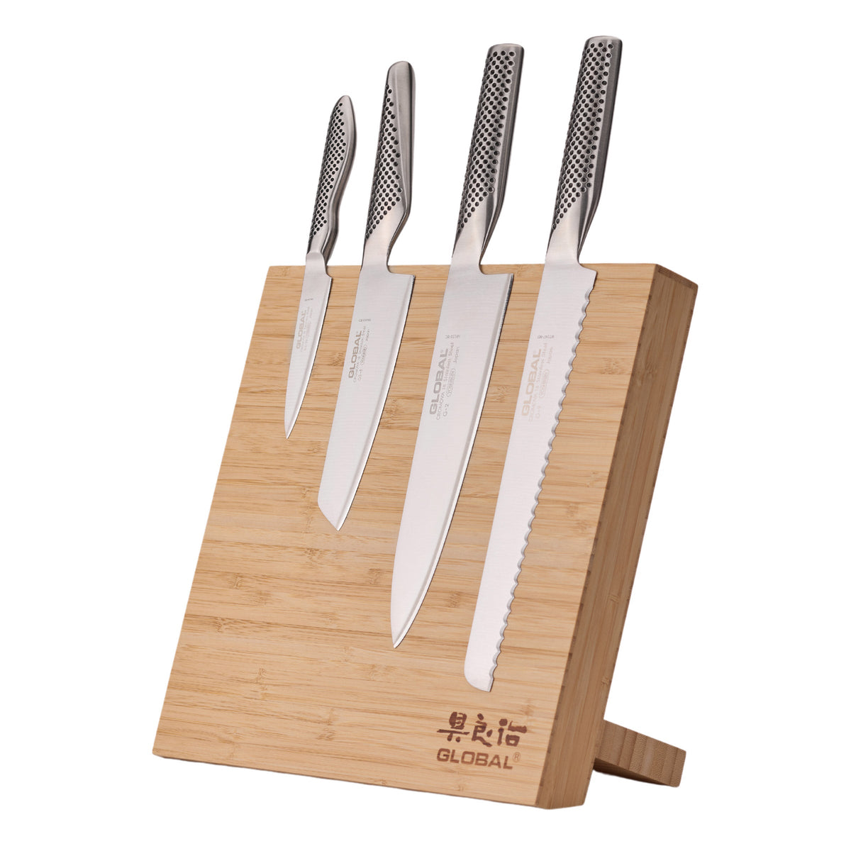 Global Bitoku 5-piece Classic Chef Essentials Knife Set