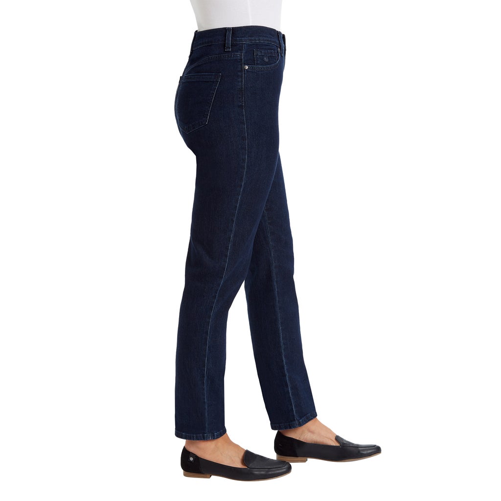 [color:dark blue] Gloria Vanderbilt Women's Amanda Stretch Denim Jean - Dark Blue - image 2
