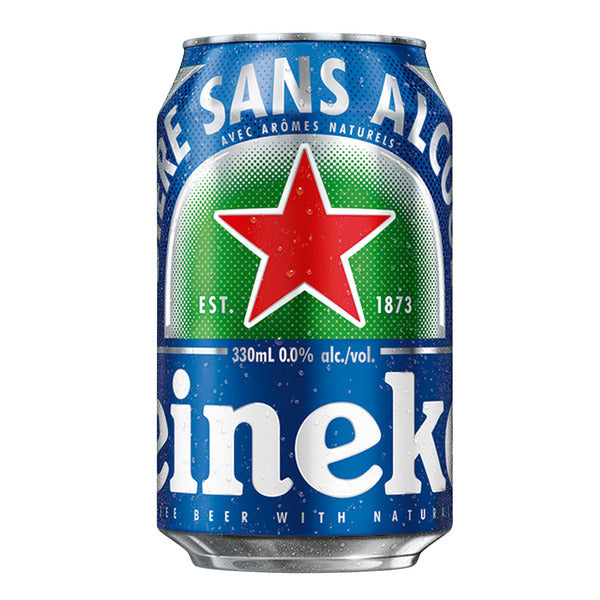 Heineken 0% Alcohol-free Beer, 24 × 330 mL