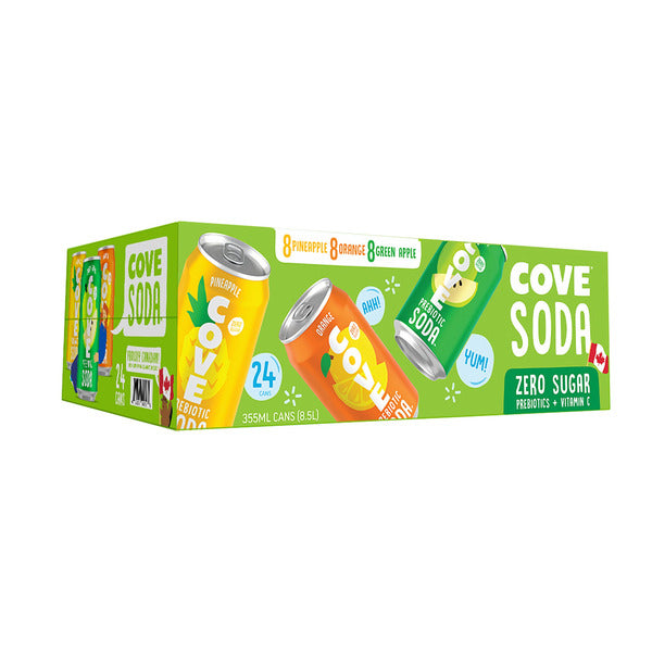 Cove Soda Variety Pack 24 x 355 mL