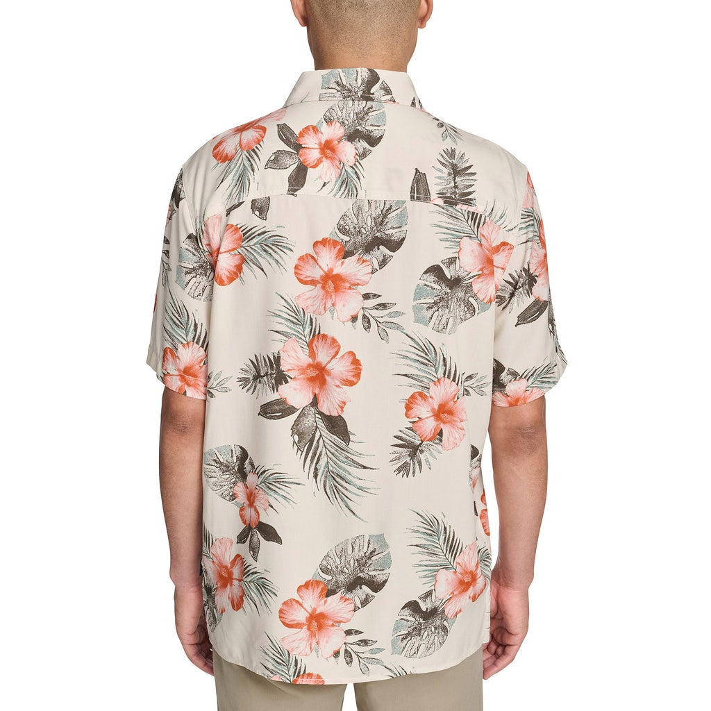 [color:gray] Margaritaville Men's Short Sleeve Shirt - Gray - image 3