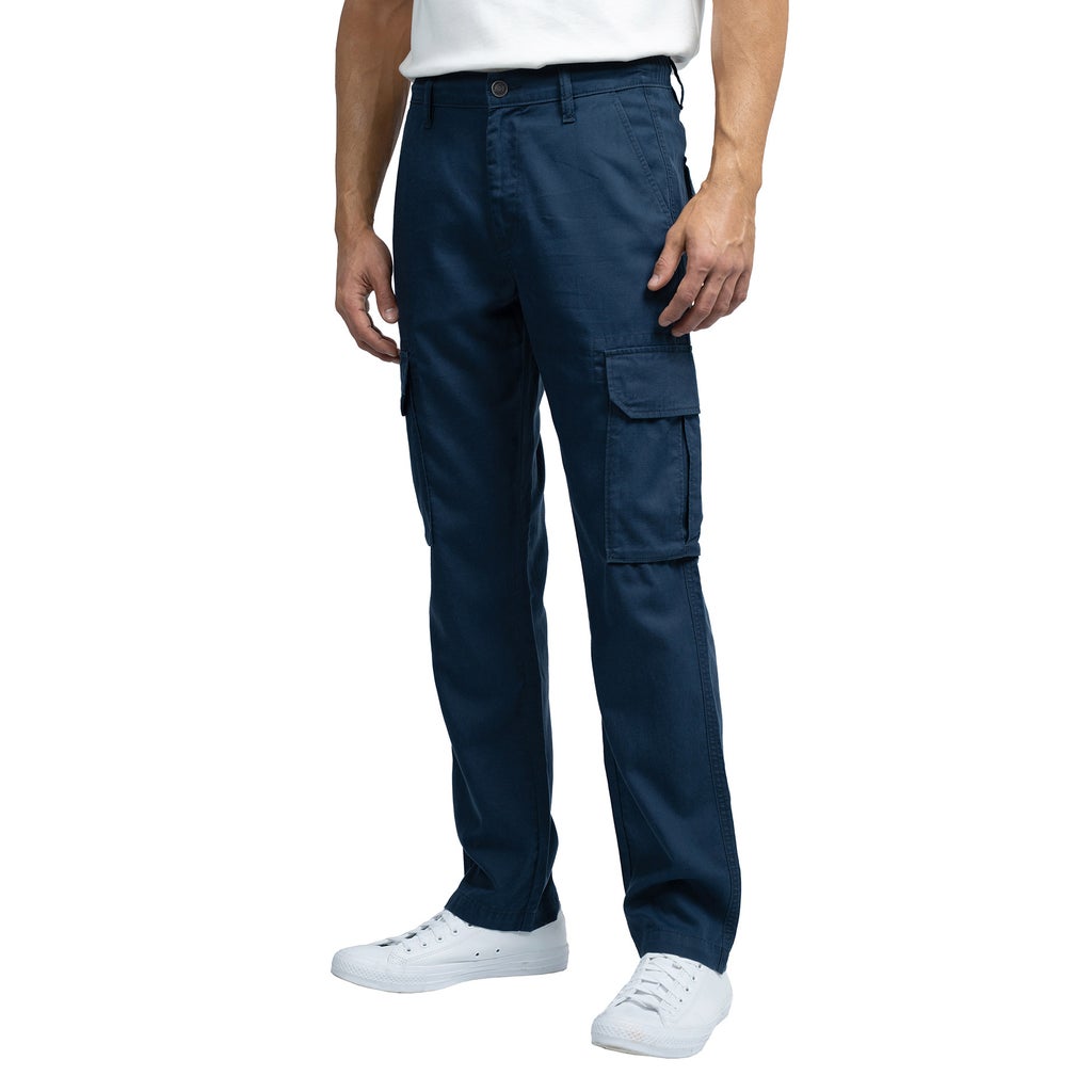 [color:blue] Jachs Men's Linen Blend Cargo Pant - Blue - image 10