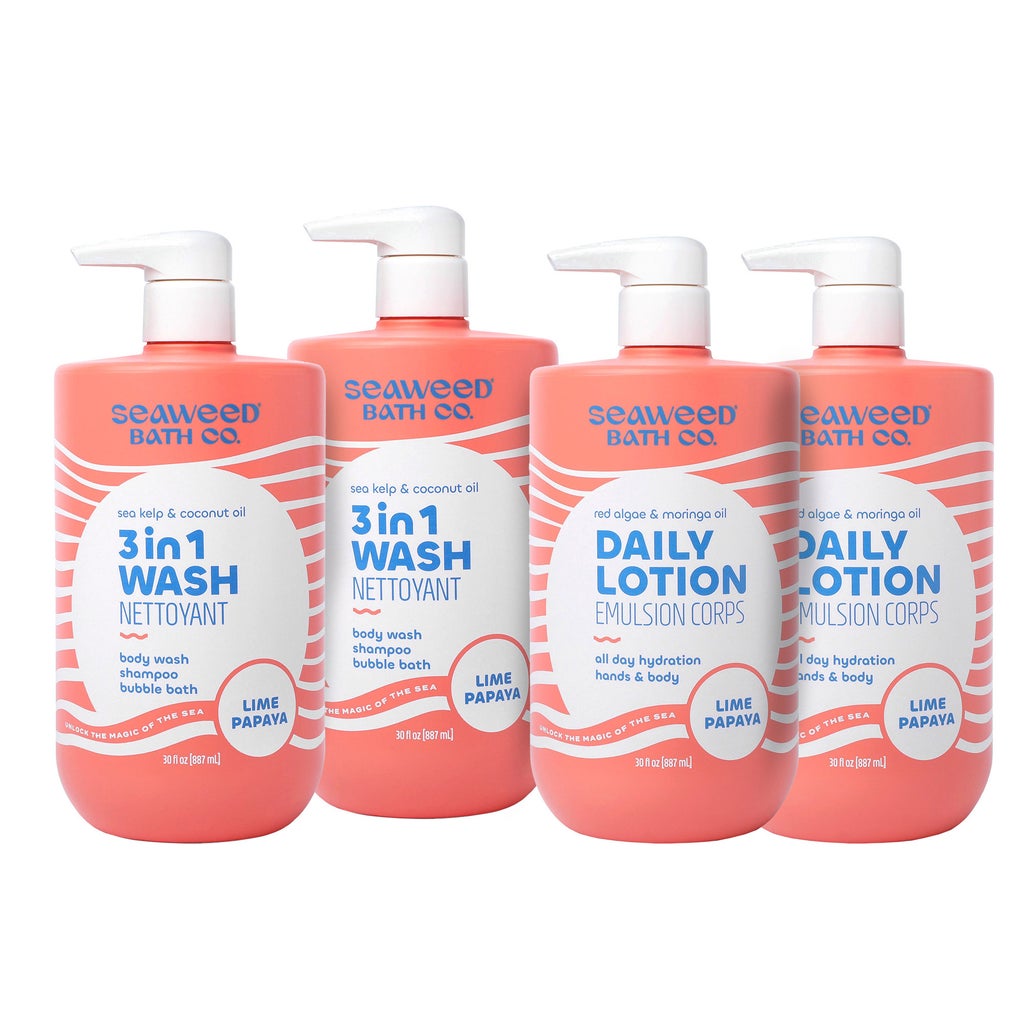 Seaweed Bath Co. 3-in-1 Wash and Body Lotion Set - product image