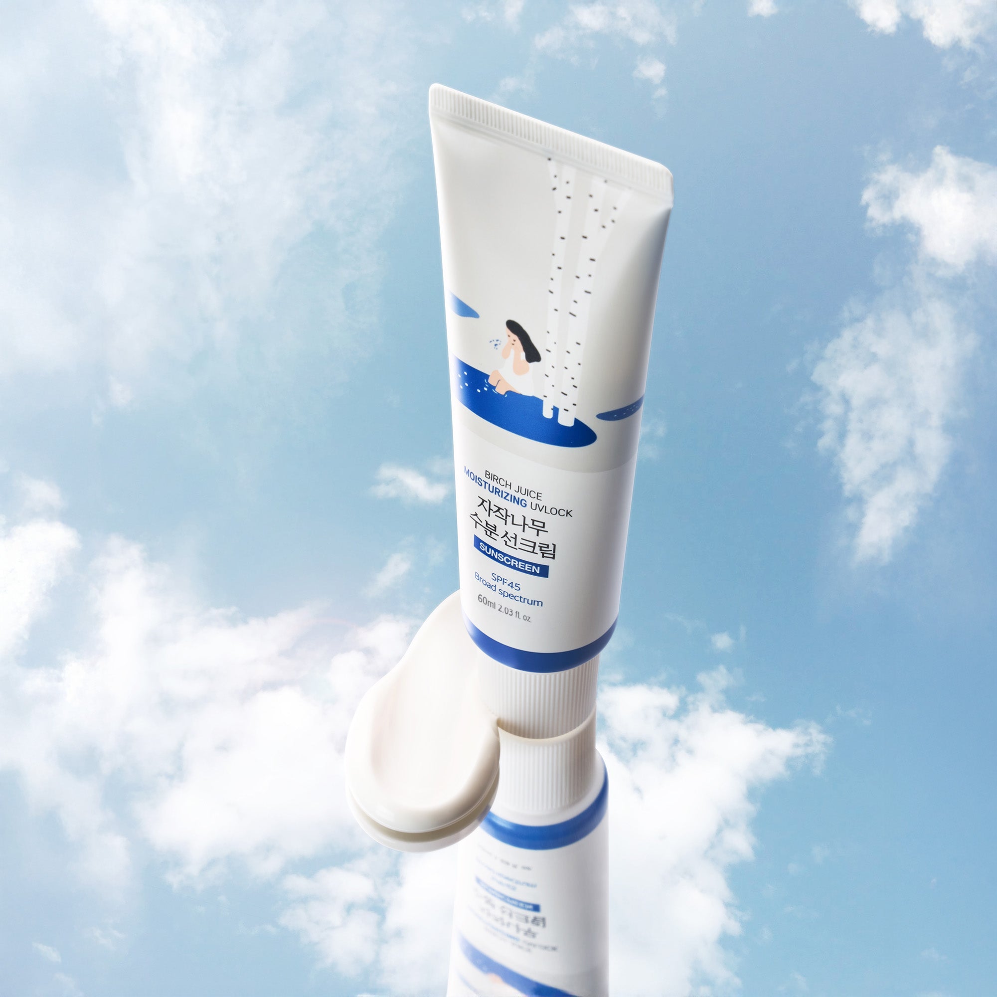 Round Lab Birch Juice Moisturizing UVLock SPF 45 Broad Spectrum, 2.03 fl oz, 2-pack - image 3