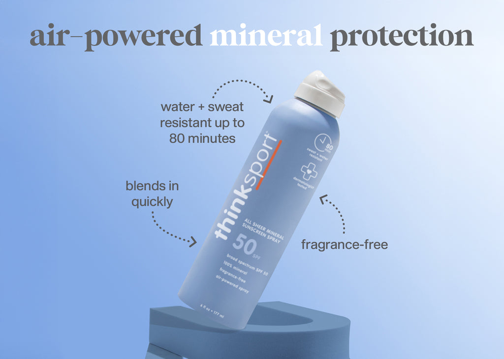 Thinksport All Sheer Mineral Sunscreen Spray SPF 50+, 6 oz, 2-pack - image 4