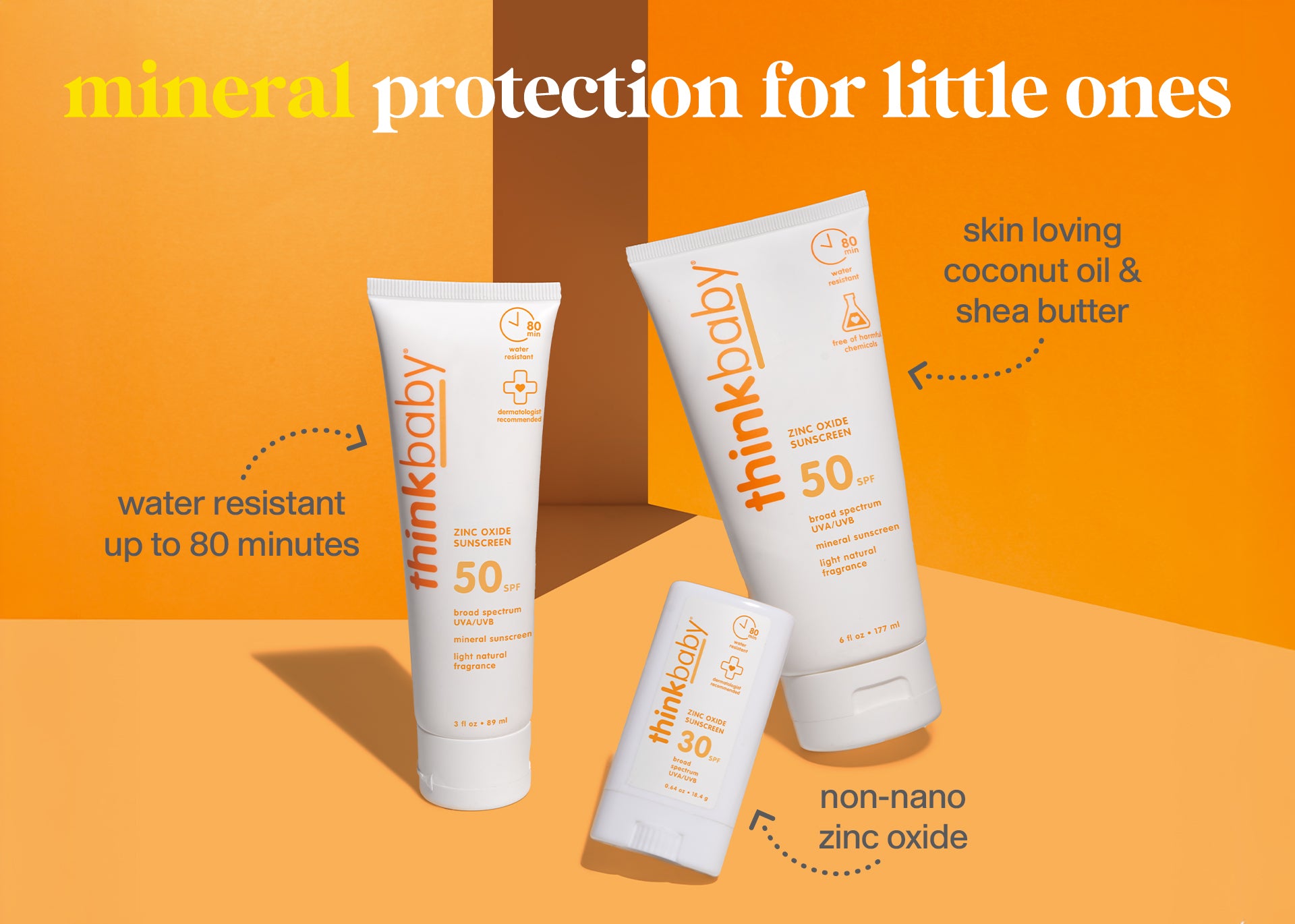 Thinkbaby Sunscreen Lotion + Sunscreen Stick Set - image 2