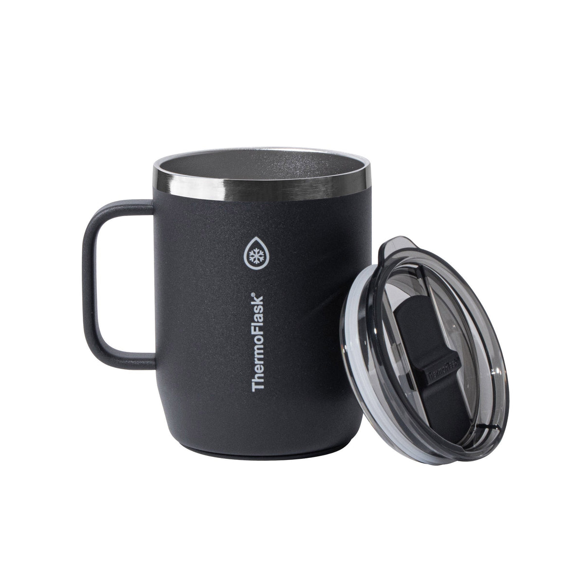ThermoFlask 12 oz. Insulated Coffee Mug with Handle, 2-pack