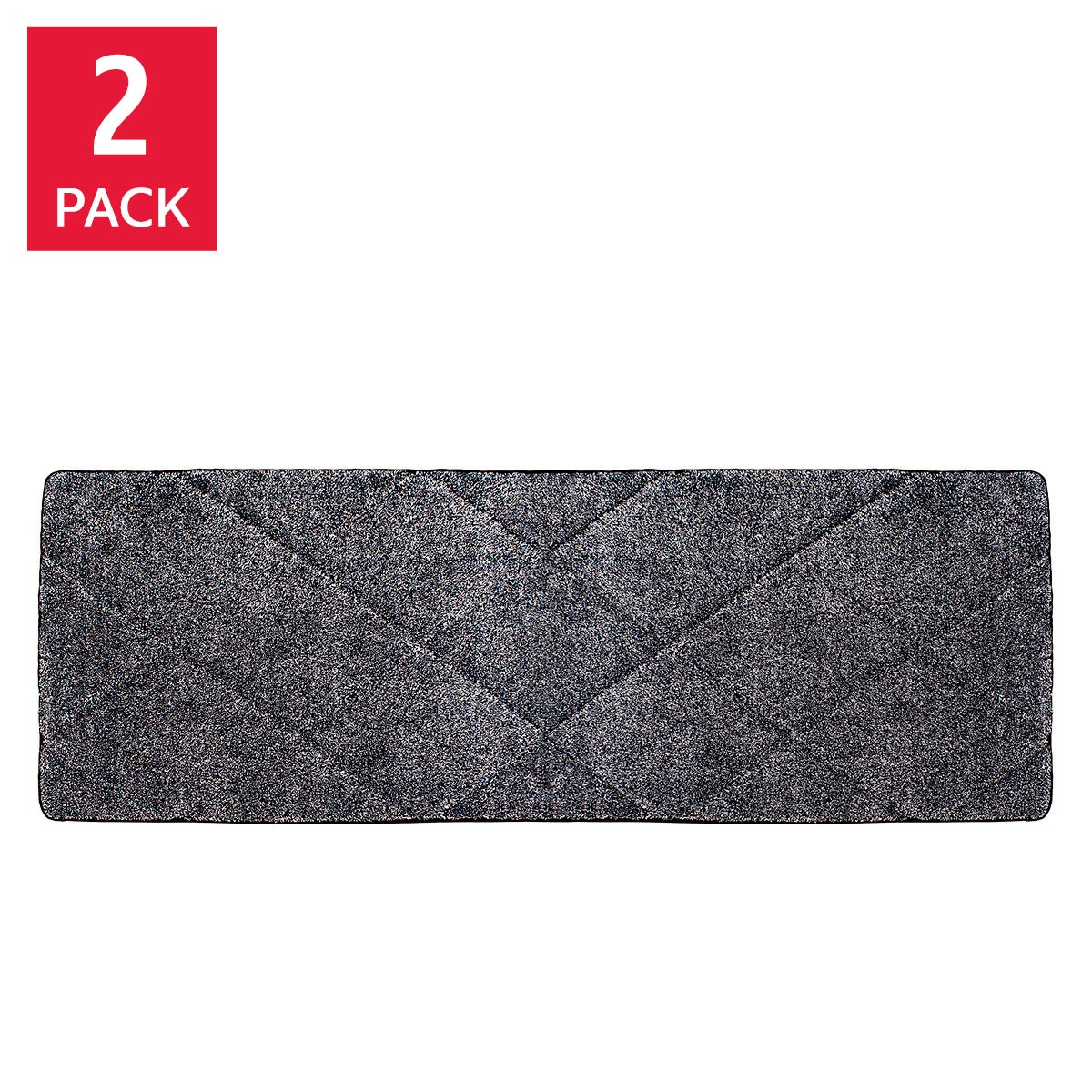 Eurow Trek N' Clean Microfiber Floor Mat, 2-pack