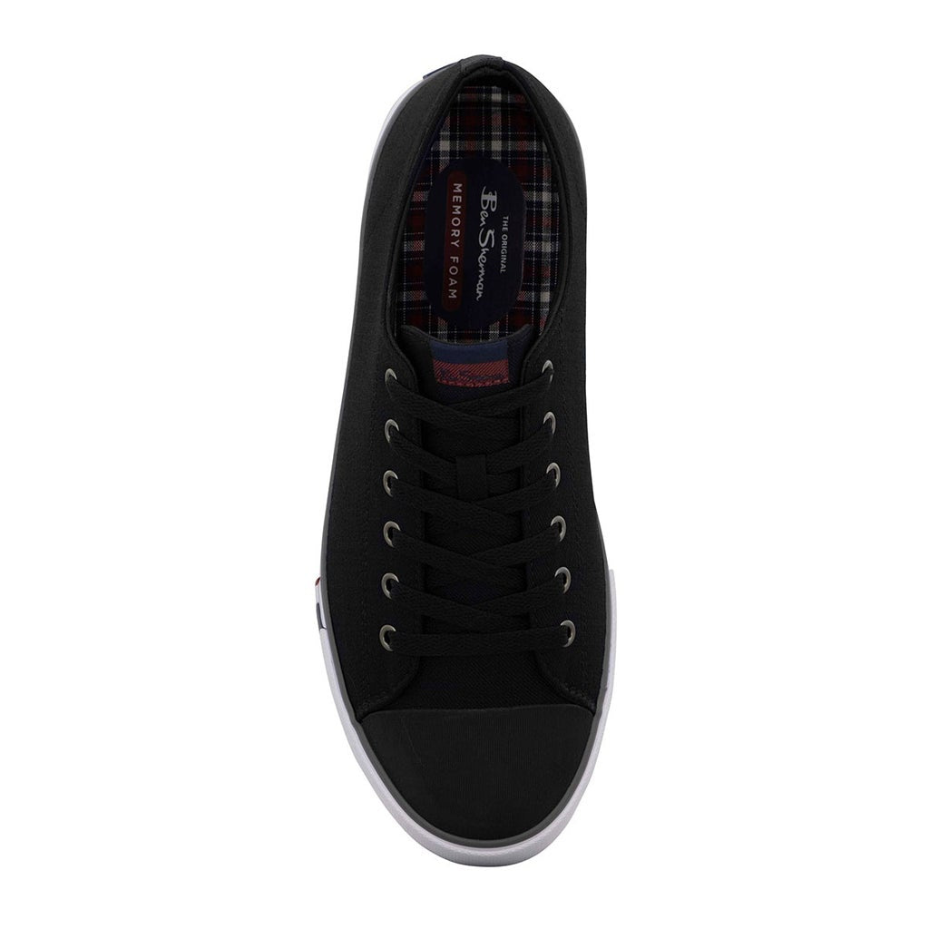 [color:black] Ben Sherman Men's Canvas Shoe - Black - image 5