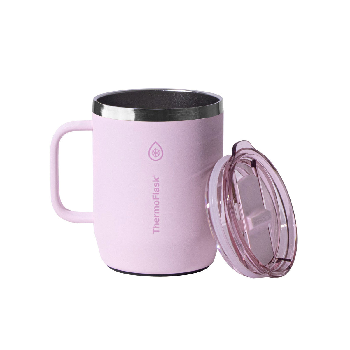 ThermoFlask 12 oz. Insulated Coffee Mug with Handle, 2-pack
