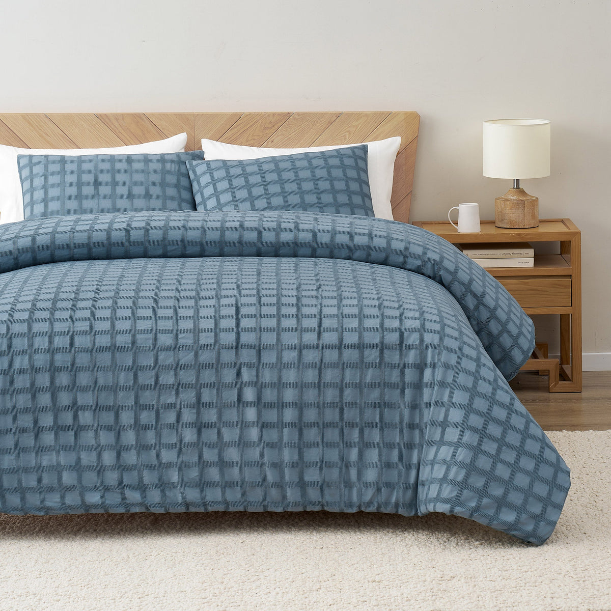 Caro Home Whitley Cotton Comforter, 3-piece Set