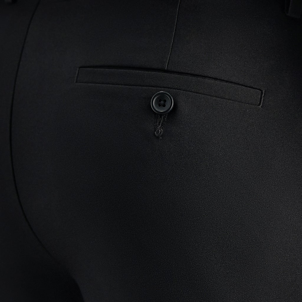 [color:black] Haggar Men's Dress Pant - Black - image 12