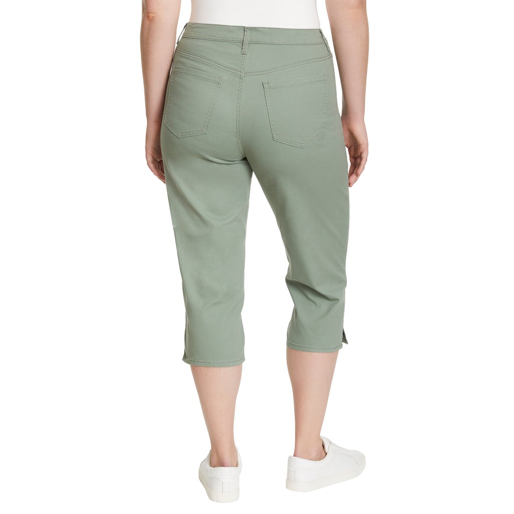 [color:green] Gloria Vanderbilt Women's Amanda Capri - Green - image 5