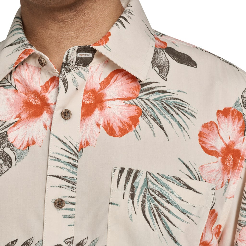 [color:gray] Margaritaville Men's Short Sleeve Shirt - Gray - image 4